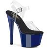 Pleaser - SKY308 Sandale à bride à la cheville, Pole dance chaussures - Bleu Product image